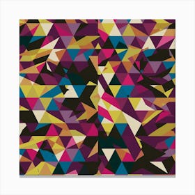 Abstract Triangles 32 Canvas Print