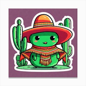 Mexican Cactus 41 Canvas Print