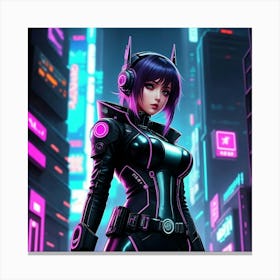 Synthetic Rebel Canvas Print