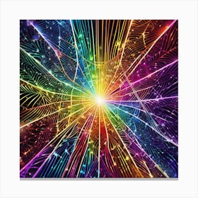 Rainbow Burst 5 Canvas Print