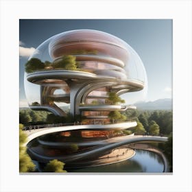 Futuristic House 13 Canvas Print