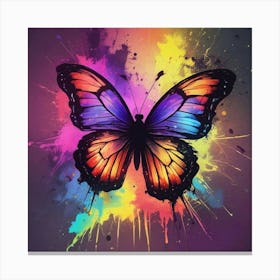 Butterfly Painting 254 Canvas Print