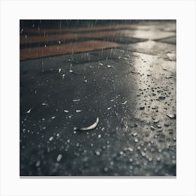 Rain Stock Videos & Royalty-Free Footage Canvas Print