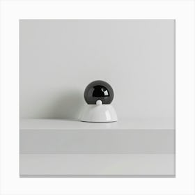 White Sphere On A Shelf Canvas Print