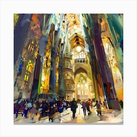 Sagrada Familia 4 Canvas Print