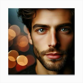 Portrait Of A Young Man Canvas Print