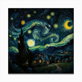 Starry Night 16 Canvas Print