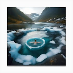 NORWEGIAN ICE BATH Canvas Print