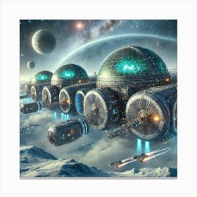 Mobile Bases Canvas Print