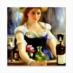 Bartender Canvas Print