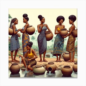 African Women Canvas Print