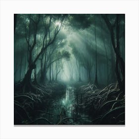 Mangrove Forest Canvas Print