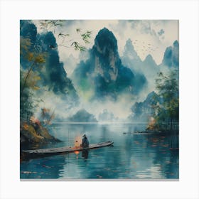 Still waters run deep Canvas Print