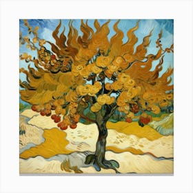 Mulberry Tree, 1889 By Vincent Van Gogh Art Print 1 Canvas Print