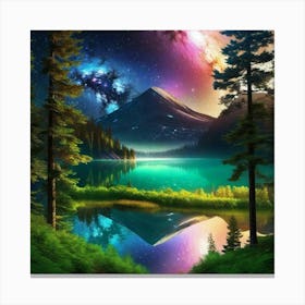 Galaxy In The Sky 8 Canvas Print