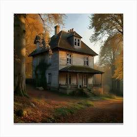 Old House In The Woods Canvas Print