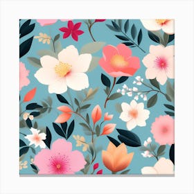 Floral Pattern 2 Canvas Print