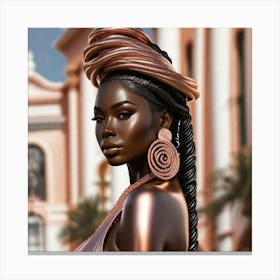 African Beauty 2 Canvas Print