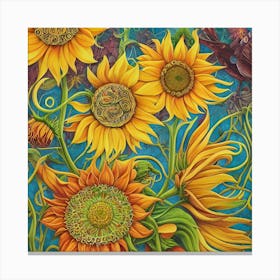 Sunflowers 11 Canvas Print