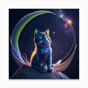 Cat Galaxy (77) Canvas Print