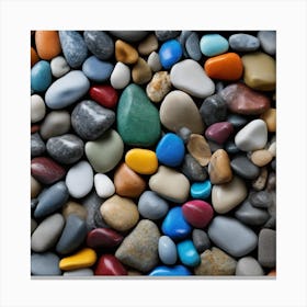 625598 4k ,Colorful Stones Background, Colored Beach Ston Xl 1024 V1 0 1 Canvas Print