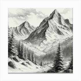 Mountain Landscape Canvas Print