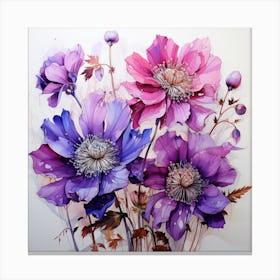 Anemones Canvas Print