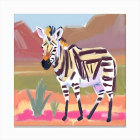 Mountain Zebra 02 Canvas Print