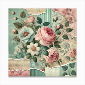 Vintage Roses Canvas Print