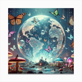 World Of Butterflies Canvas Print