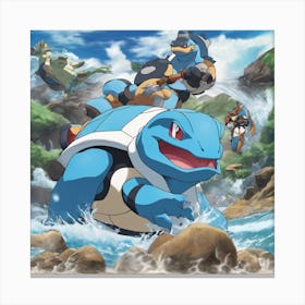 Pokemon The Movie Canvas Print