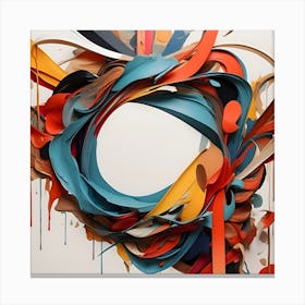 Abstract Painting Canvas Print