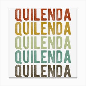 Quilenda City Angola Retro Canvas Print