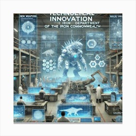 Technological Innovation Department Iron Commonwealth Canvas Print