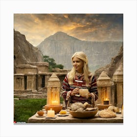 Firefly The Behavior Of The People In The Indus Valley Civilization Is Inferred From Archaeological (2) Canvas Print