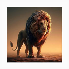 Lion Strength Canvas Print
