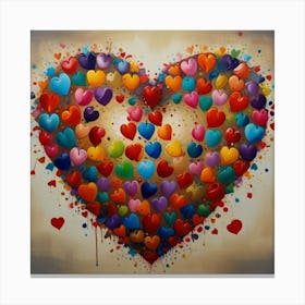 Heart Of Love Canvas Print