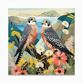 Bird In Nature Falcon 2 Canvas Print