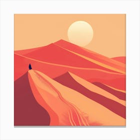 Desert Landscape 10 Canvas Print