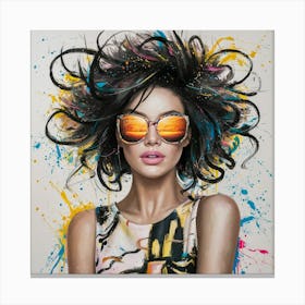 'Sunshine Girl' 1 Canvas Print