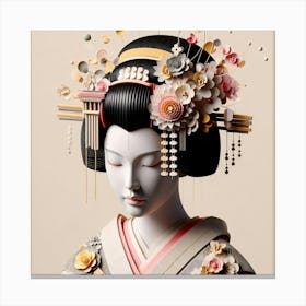 Japan Geisha Visual 62 Canvas Print