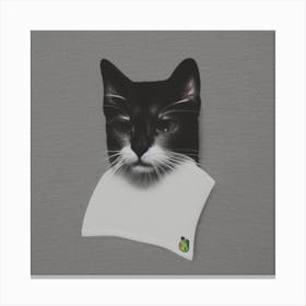 Cat Head Canvas Print