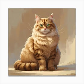 Tabby Cat Canvas Print