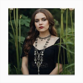 Gothic Beauty 1 Canvas Print