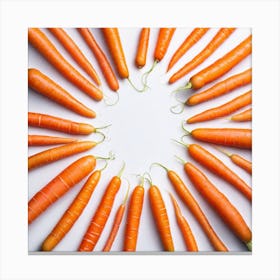 Carrots In A Circle 16 Canvas Print