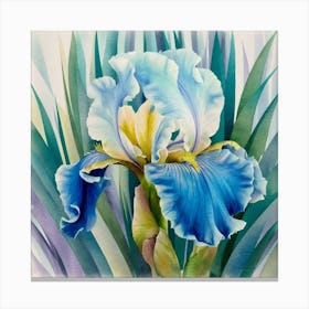 Blue Iris Canvas Print