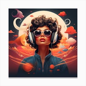 CalmingFacade Music Icon 10 Canvas Print