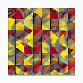 Abstract Geometric Pattern 3 Canvas Print