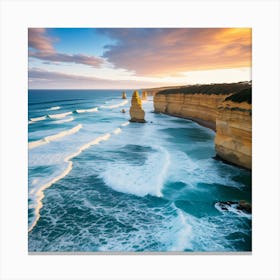 Southern Australia Cliffs 7 Canvas Print