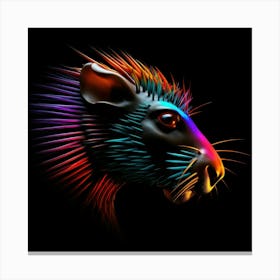 Rat Head Canvas Print